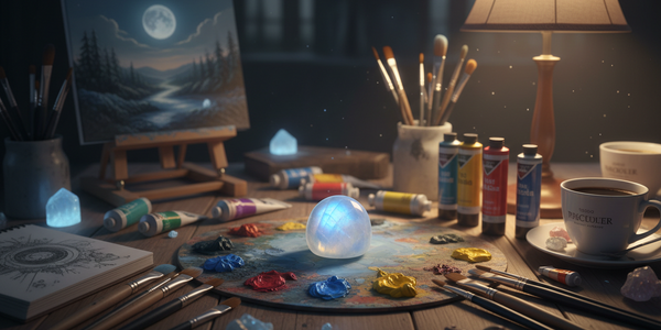 pierre de lune créativité lithothérapie