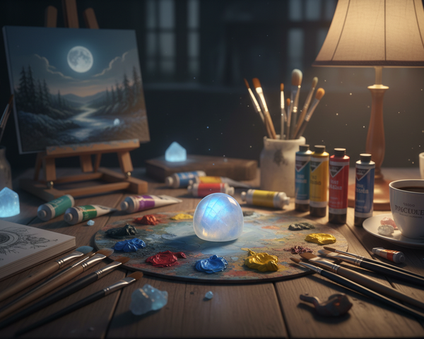 pierre de lune créativité lithothérapie