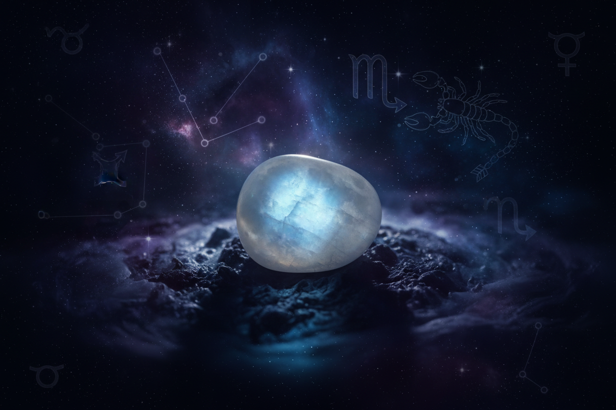 pierre de lune signe scorpion énergie lunaire astrologie