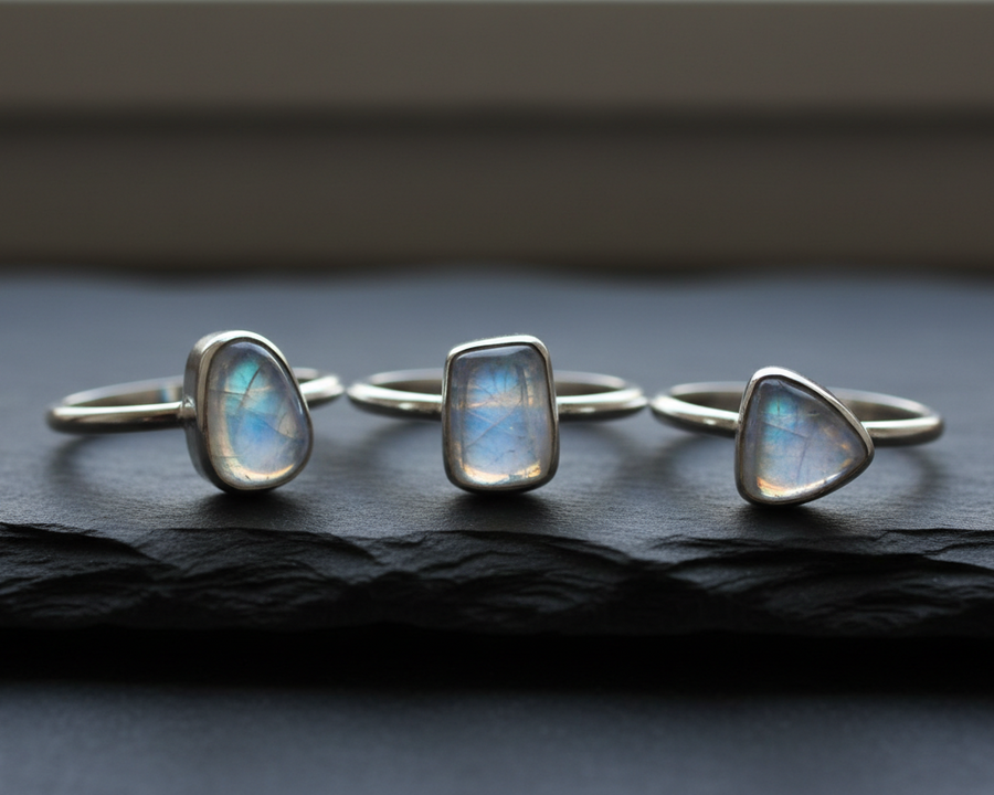 Bague Pierre de Lune Argent 925
