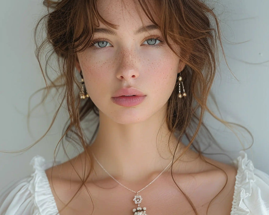 collier pierre de lune véritable en argent