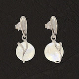 Cadeau d'exception : Boucles d'oreilles Pierre de Lune (Merveille) en argent.