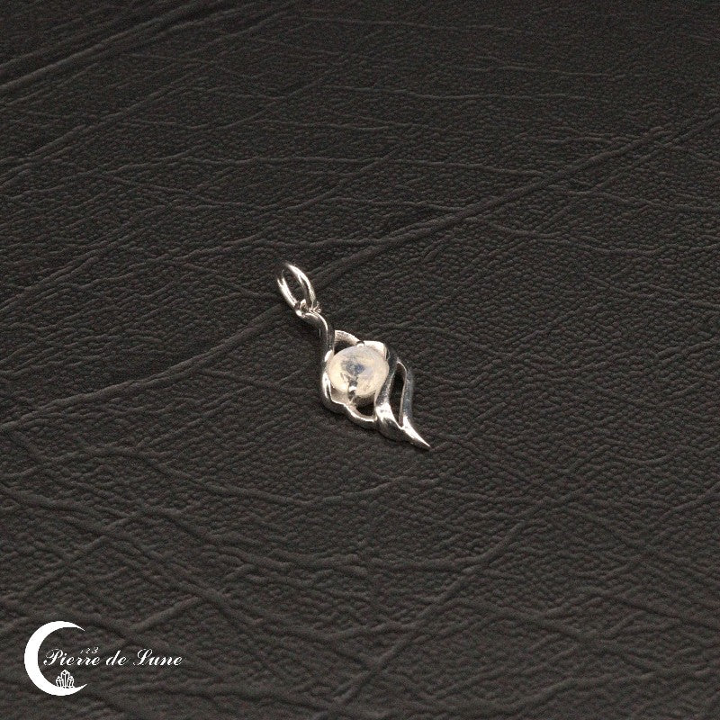 Pendentif Pierre de Lune (Cyclops) en argent 925 hypoallergénique