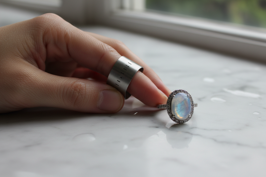 Guide des tailles de bague en pierre de lune – comment mesurer son doigt pour choisir la bonne taille