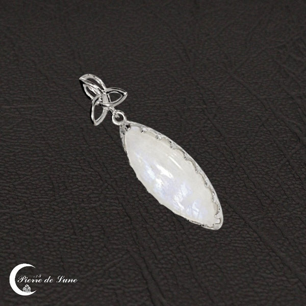 Bijou fin et original : Pendentif Pierre de Lune (Jasmin) pour femme