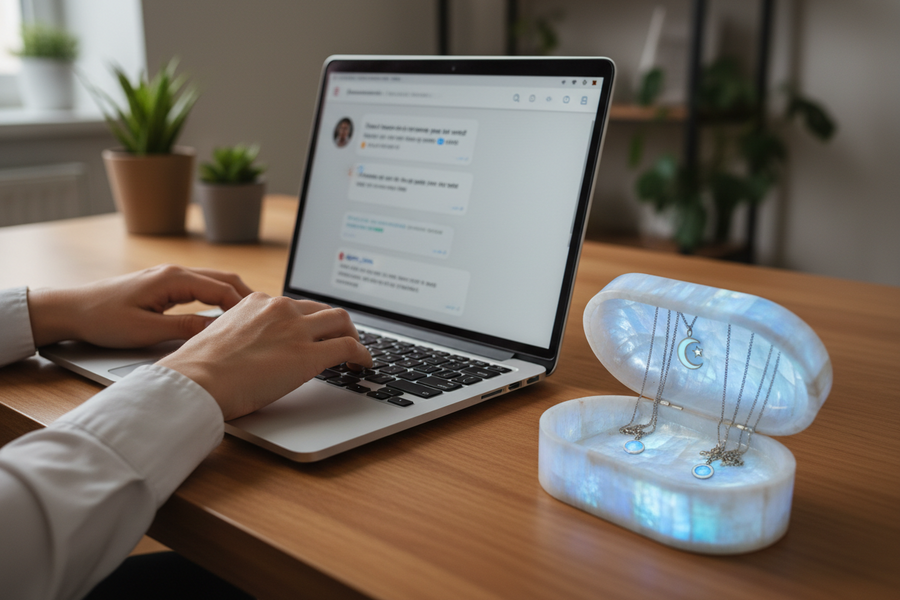 Modifier ou annuler une commande de bijou en pierre de lune – service client réactif 123 Pierre de Lune