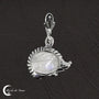 Bijou moderne Pendentif Pierre de Lune Ovale Rhodié (Niglo) anti-ternissement.