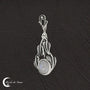 Bijou fin : Pendentif Pierre de Lune (Ephyra) pour femme