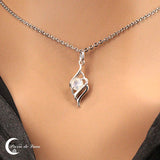 Pendentif pierre de lune facettée argent 925 (Cyclops)