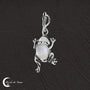 Élégant Pendentif Pierre de Lune Ovale (Rainette) en argent sterling.