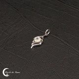 Pendentif pierre de lune facettée argent 925 (Cyclops)