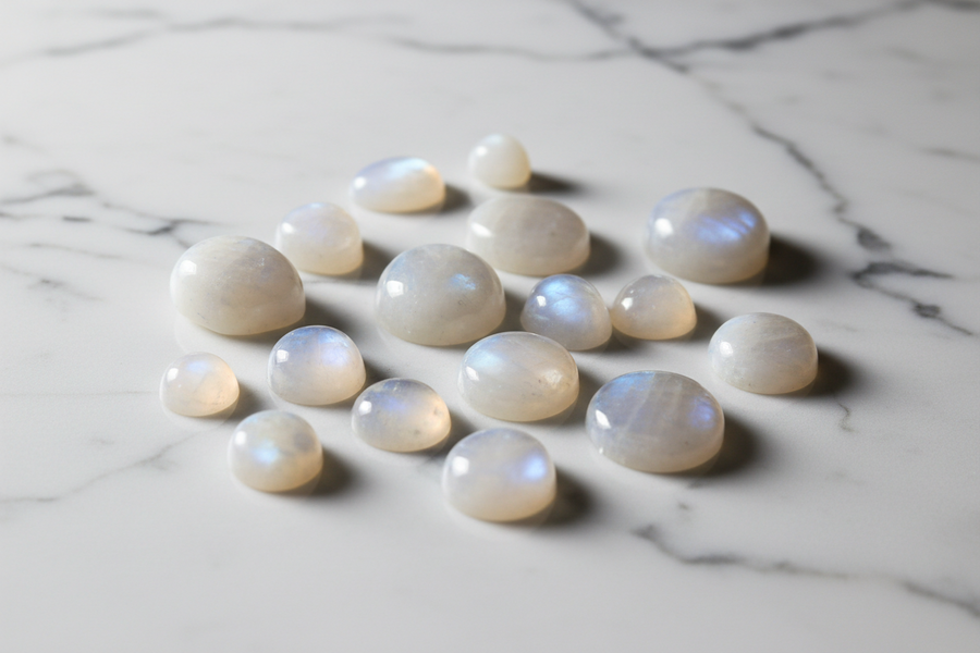 Pierres de lune naturelles 100 % authentiques sélectionnées par 123 Pierre de Lune – certifiées et contrôlées