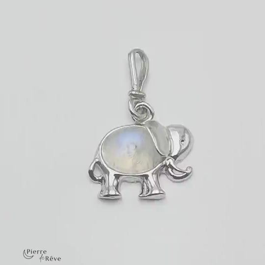 pendentif en pierre de lune véritable bijoux en argent 925 pour femme
